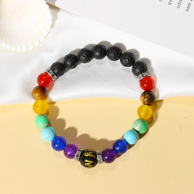 Natural Volcanic Stone Energy Bracelet