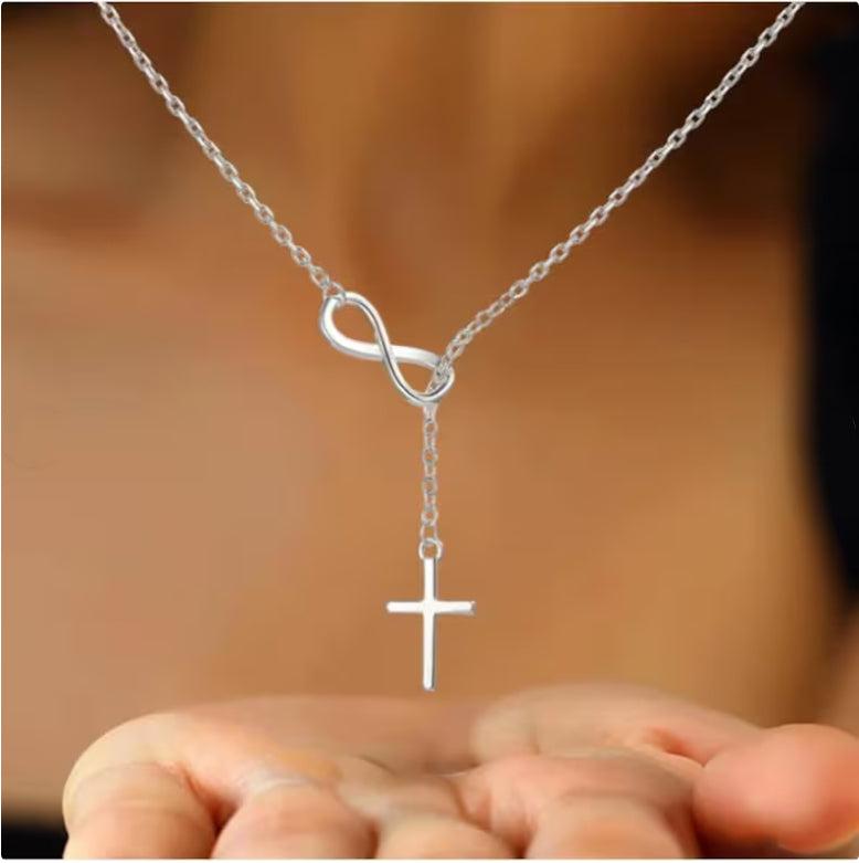 Infinity Cross Necklace