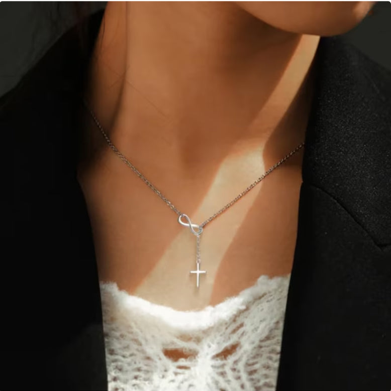 Infinity Cross Necklace