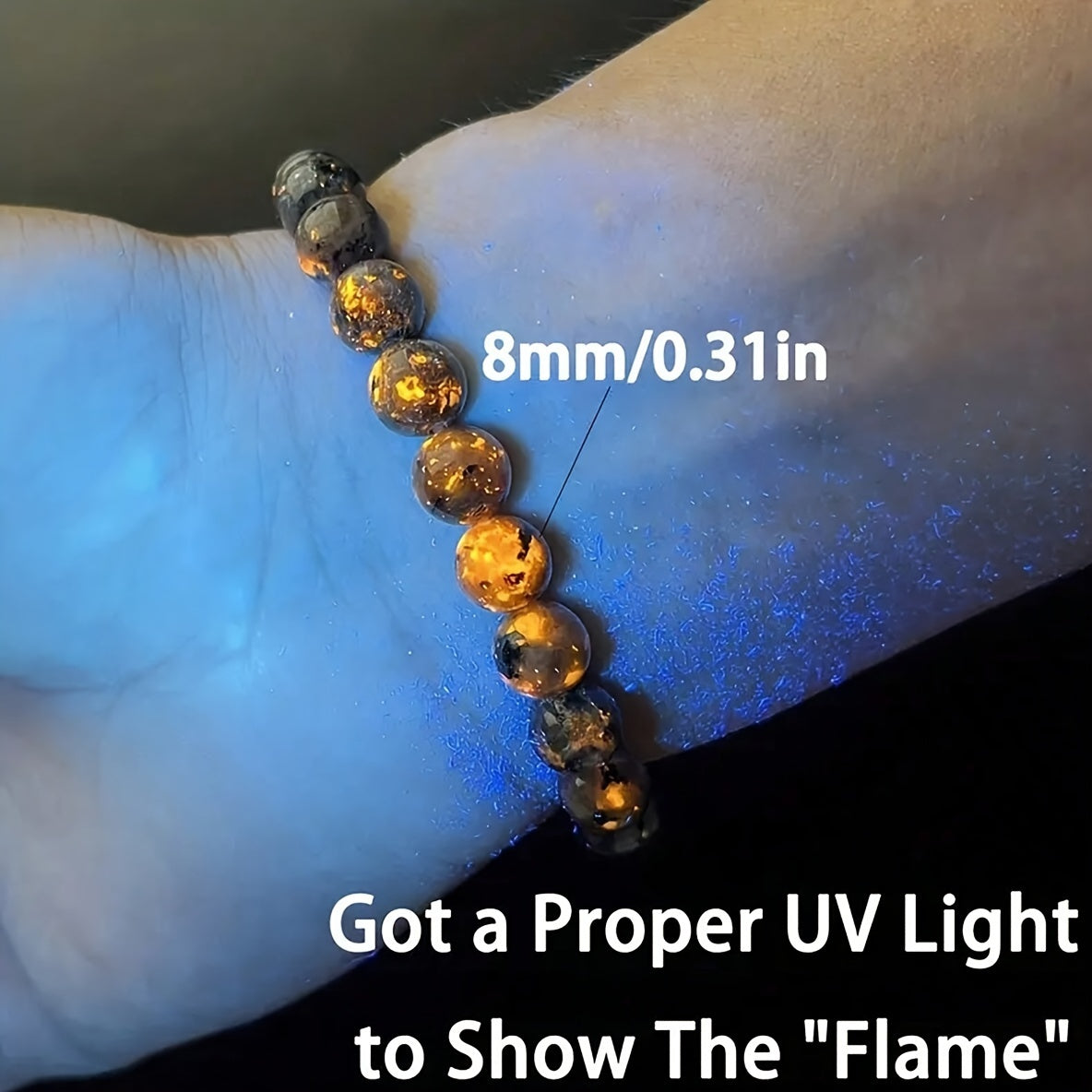 Glow Fire Stone Bracelet