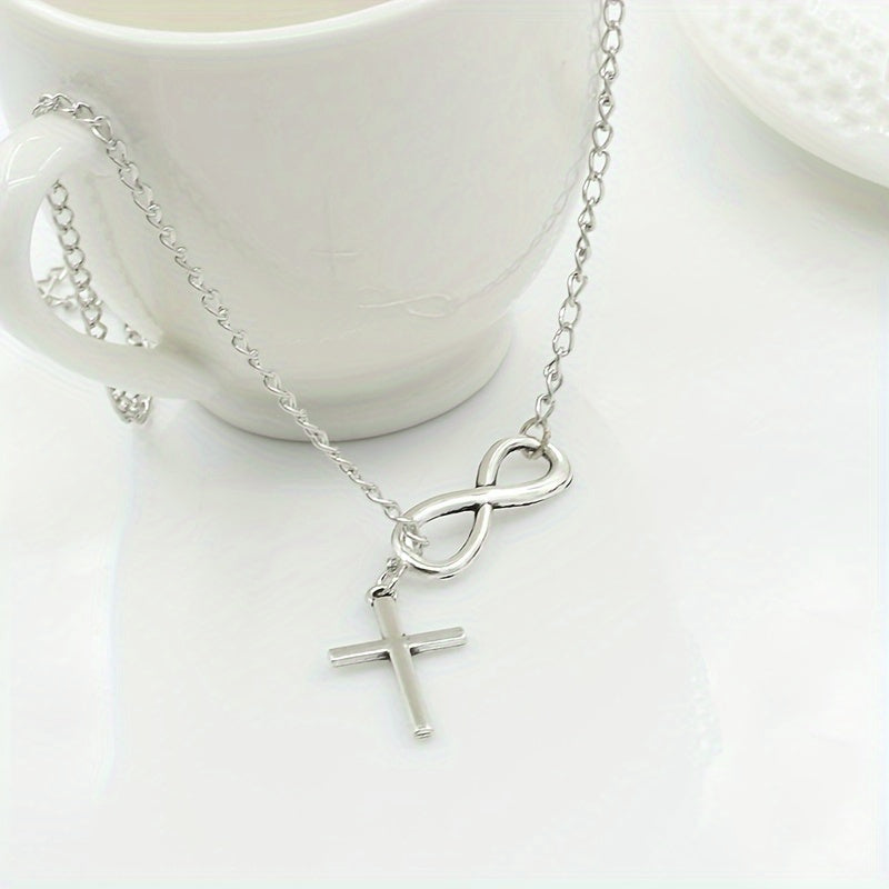 Infinity Cross Necklace