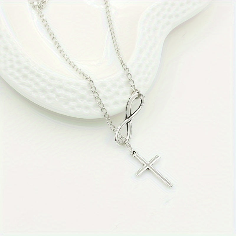 Infinity Cross Necklace