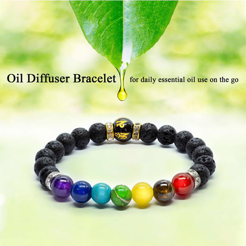 Natural Volcanic Stone Energy Bracelet