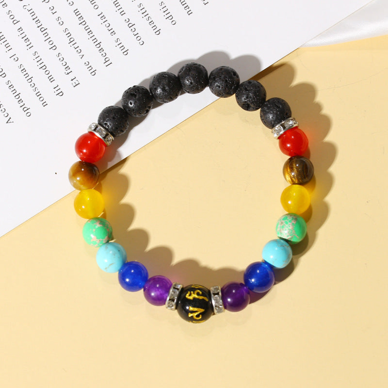 Natural Volcanic Stone Energy Bracelet