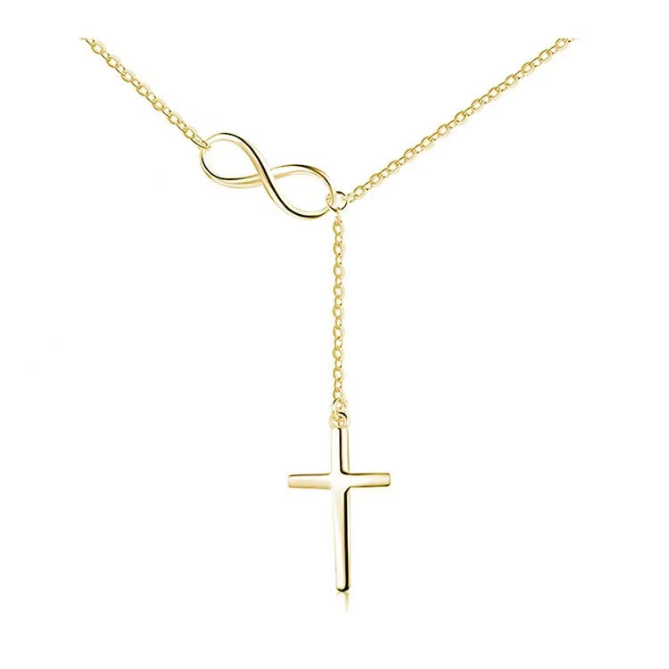 Infinity Cross Necklace