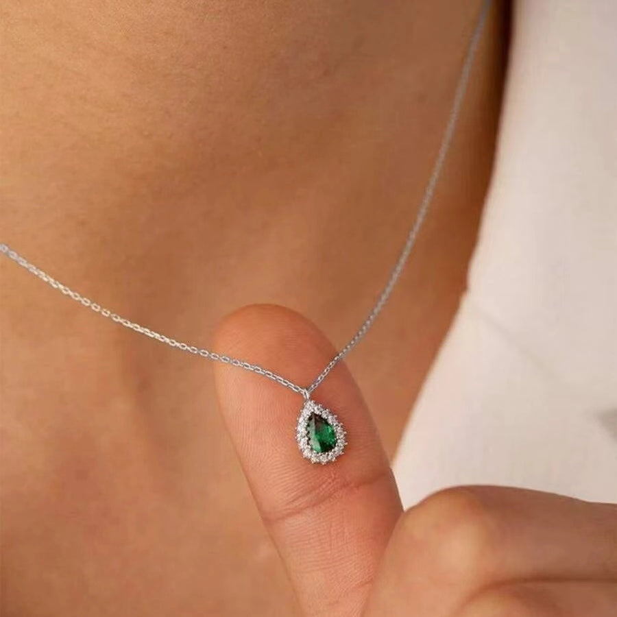 Green Zirconia Necklace