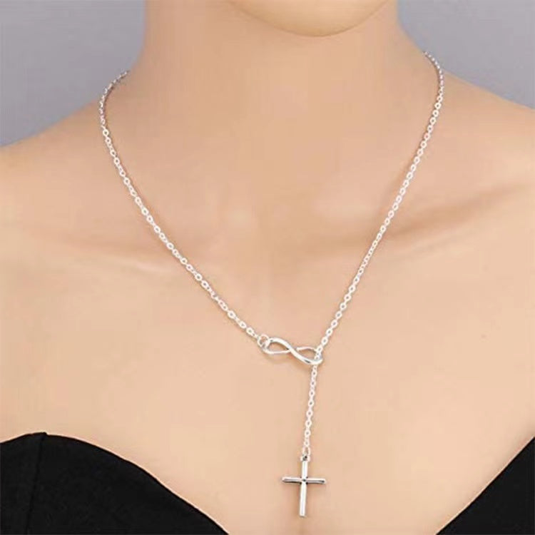 Infinity Cross Necklace